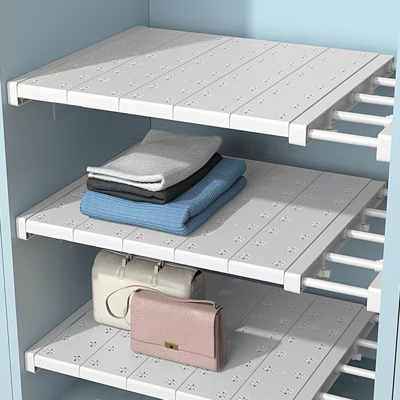 PUREUTILITY Adjustable No-Drill Wardrobe Organizer