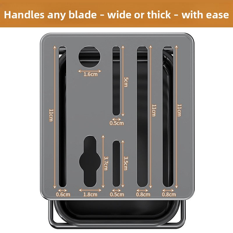 PUREUTILITY Wall-Mounted Kitchen Knife Holder