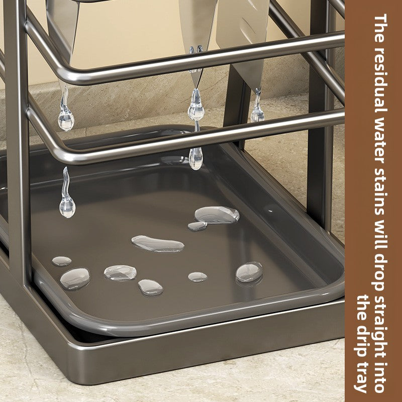 PUREUTILITY Wall-Mounted Kitchen Knife Holder