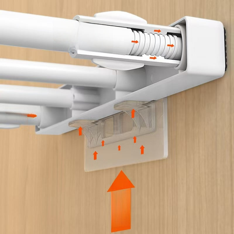 PUREUTILITY Adjustable No-Drill Wardrobe Organizer